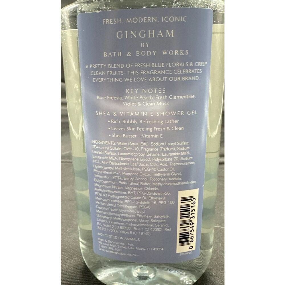 Bath and Body Works GINGHAM Shower Gel 10 fl oz / 295mL *NEW* - Picture 3 of 5